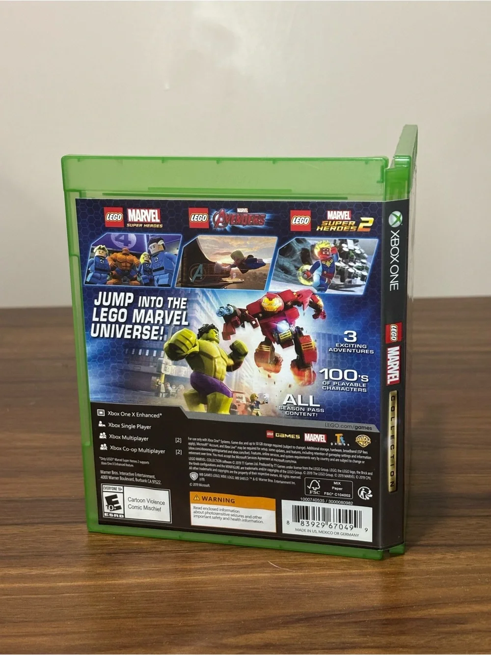 Xbox One Lego Marvel Collection Video Game